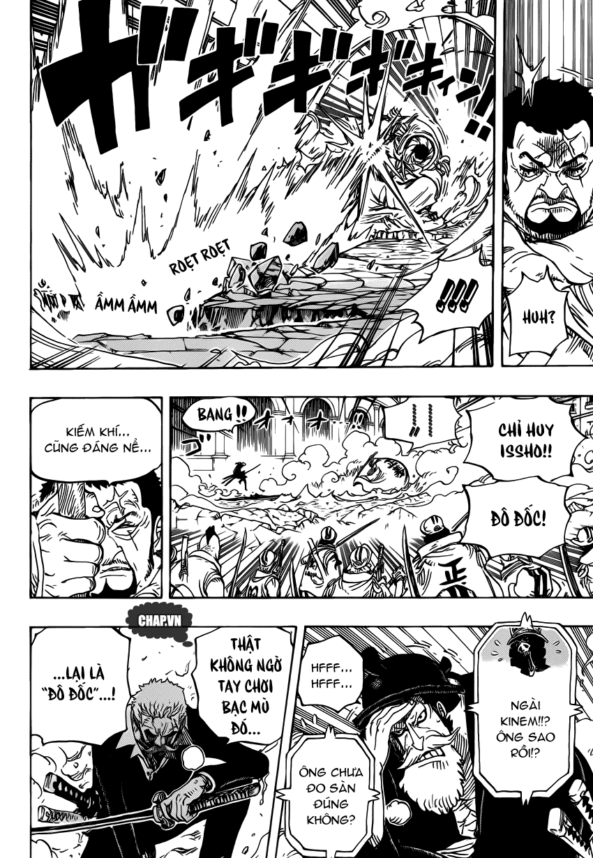 One Piece Chapter 730: Ba lá bài 007