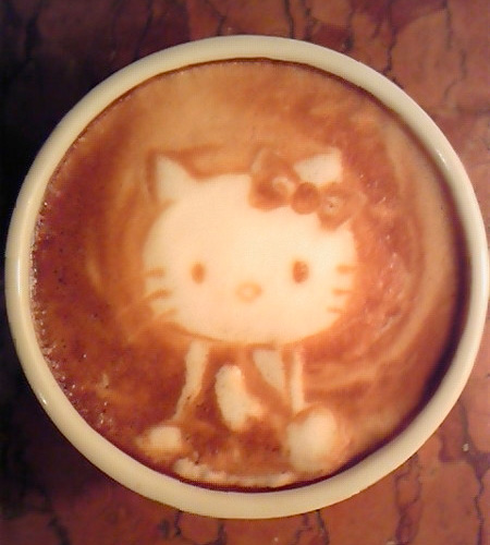 فن الرسم على القهوة  Jcoffeeart11