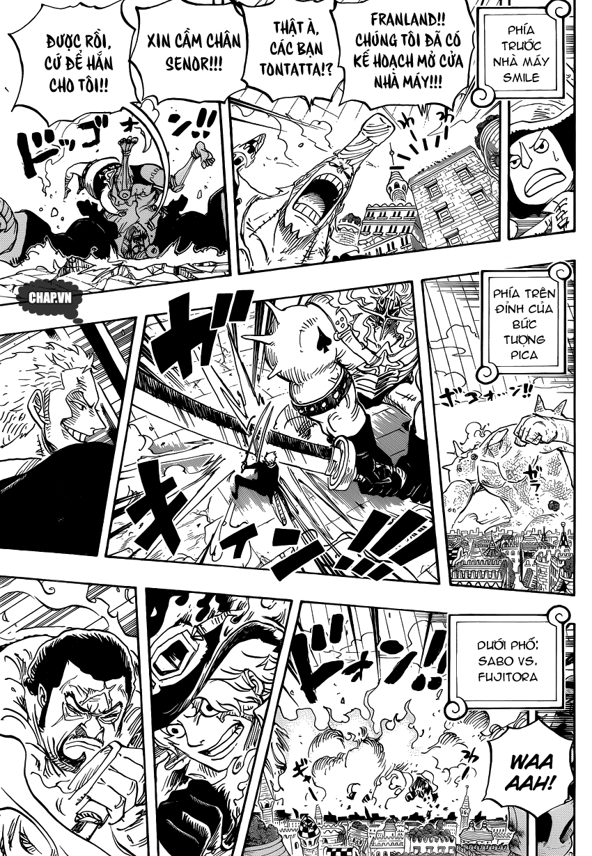 One Piece Chapter 752: Trong lòng bàn tay 014