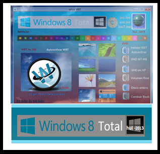 	Windows 8 Total Multi-Instalador [32-64Bits] [Full-Iso] [UL] Win8total