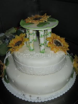 Wedding cake girasoli... con WIP IMG_2861