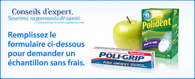 Adhésif Poligrip ( pour vos dentier ) 1878_HB_OHC_SamplingHB_FR_02