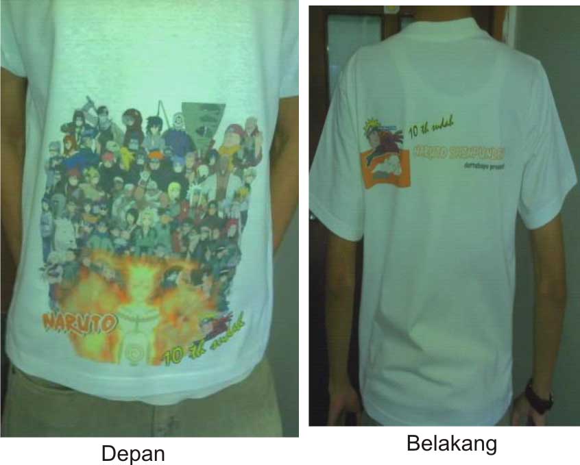  T-shirt Naruto Shinpunden 10 Tahun anniversary Naruto%2B10%2Bth