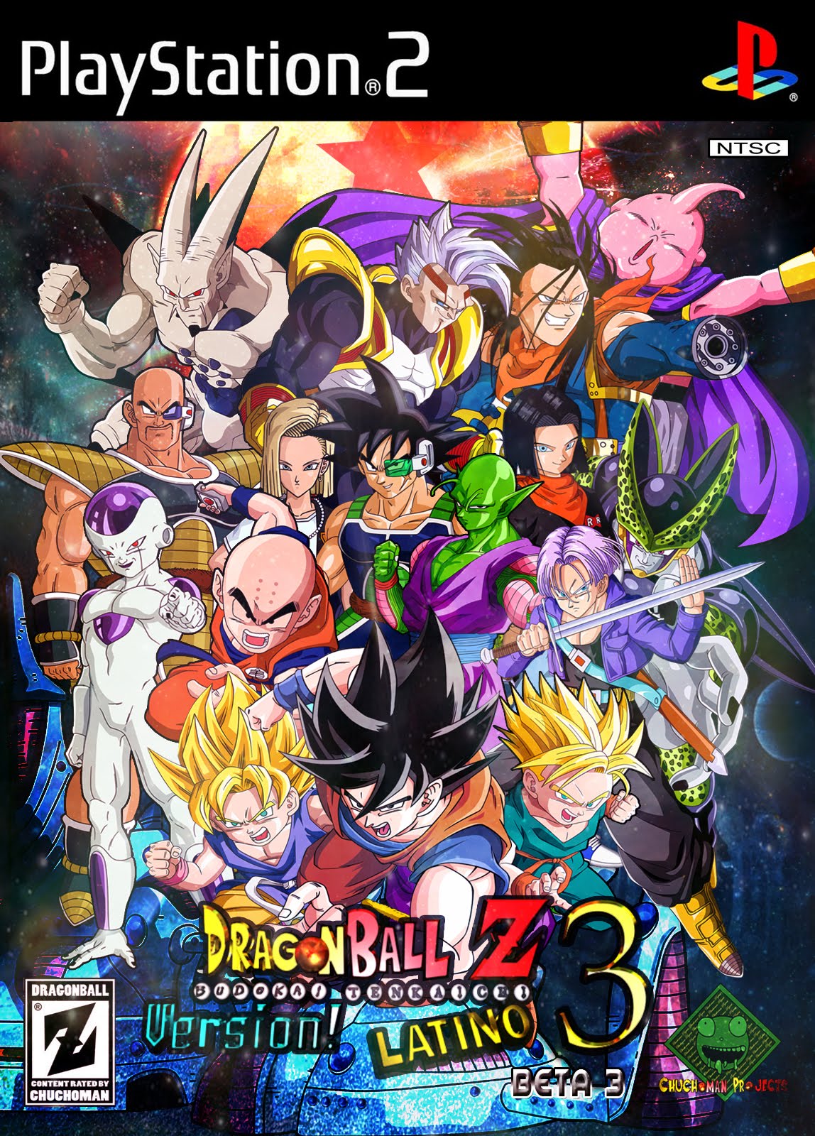 dragon ball z budokai tenkaichi 3 version latino Caratula%2BBETA%2B3