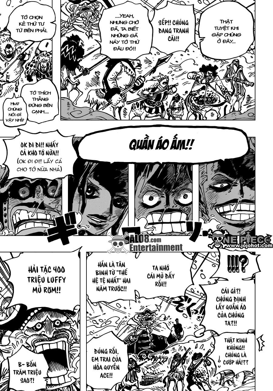 One Piece Chapter 661: Hồ của những kẻ cướp 011