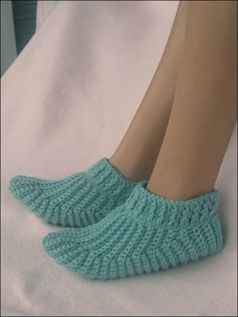 أحذية تريكو مذهلة - Amazing Knitted Footwear  Knitted-footwear-22