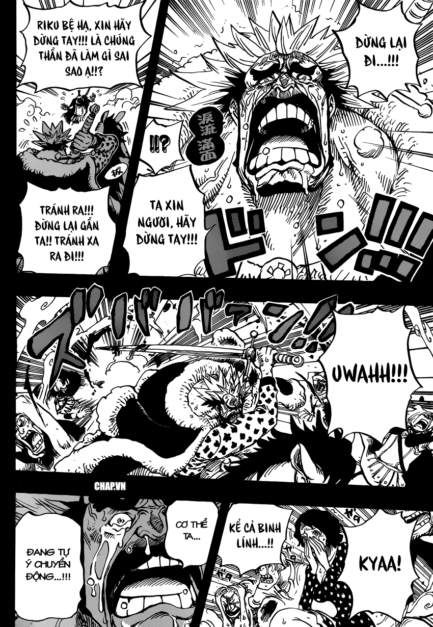 One Piece Chapter 727: "Anh hùng" mai phục 016