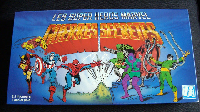 JEU GUERRES SECRETES LES SUPER HEROS MARVEL 1985 - HABOURDIN DSC08783