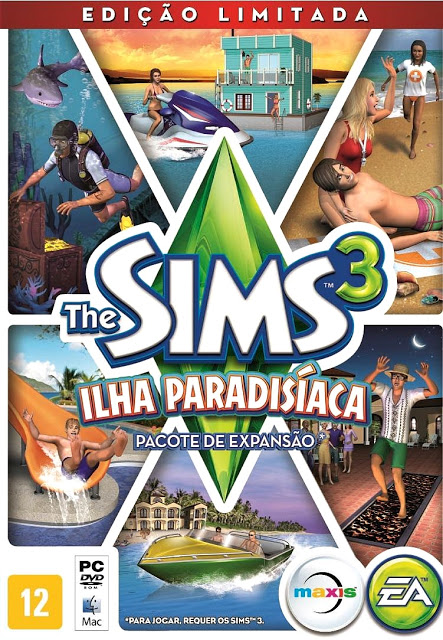 Download The Sims 3 Ilha Paradisíaca(Island Paradise) COMPLETO em Português + CRACK + SERIAL (COMPACTADO) Capa-ip-ds3