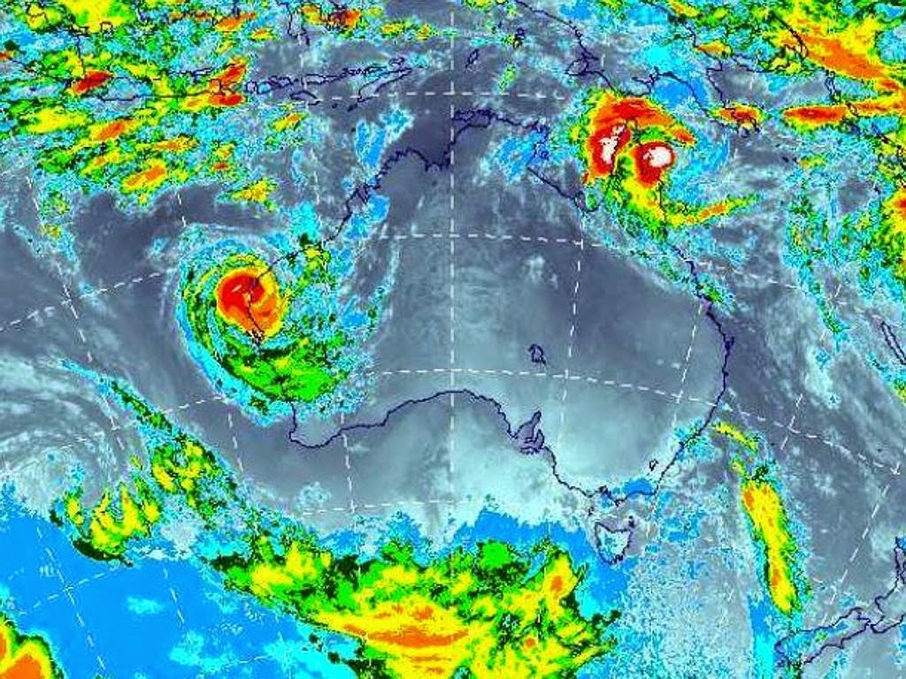 Le cyclone Olwyn touche la côte ouest australienne avec des vents à 200km / h Australie