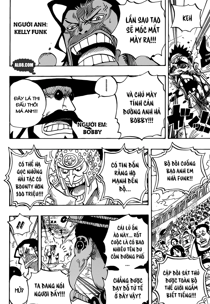 One Piece Chapter 715: Bảng C đại diện 012