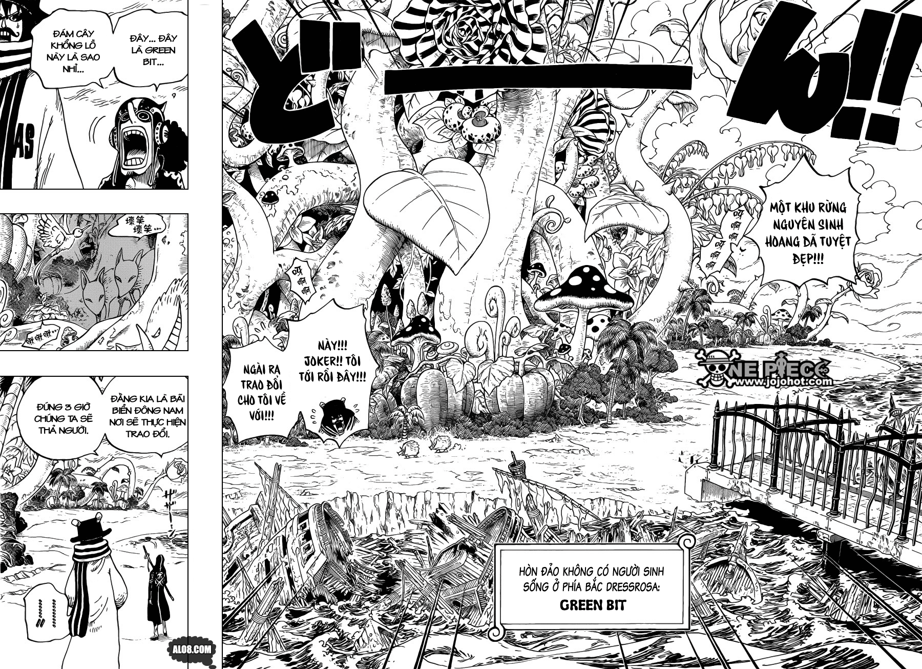 One Piece Chapter 710: Hướng tới Green Bit 012