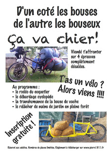 le vélo bourrin festival le 4 juillet 2015 à Vaugneray Affiche