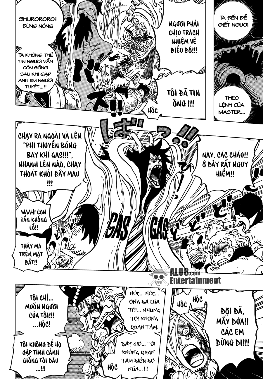 One Piece Chapter 674: Khán giả 012