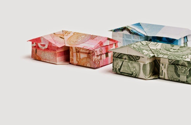 أشكال فنيهة بالأوراق النقدية  Money-origami-17