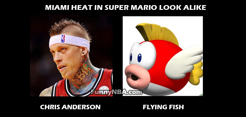 MEGADRIVE vs SUPER NINTENDO : Fight ! - Page 10 Miami-heat-super-mario-look-alike-bird-fish-chris-anderson-funny-nba-meme-jokes-photos-2013