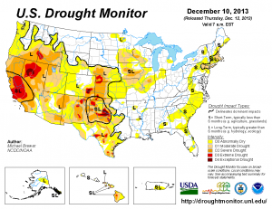 Great Lakes Water To Be Sold To China As Half The U.S. Faces Extreme Water Crisis Drought-Monitor-December-20132-300x231