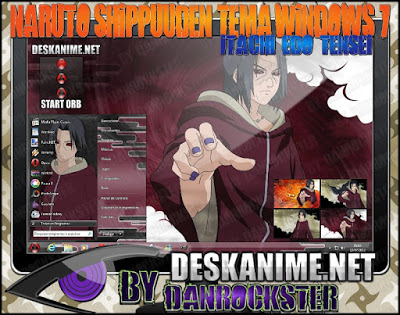 TEMAS de NARUTO PARA WINDOWS XP Y 7 ITACHIEDO7TP