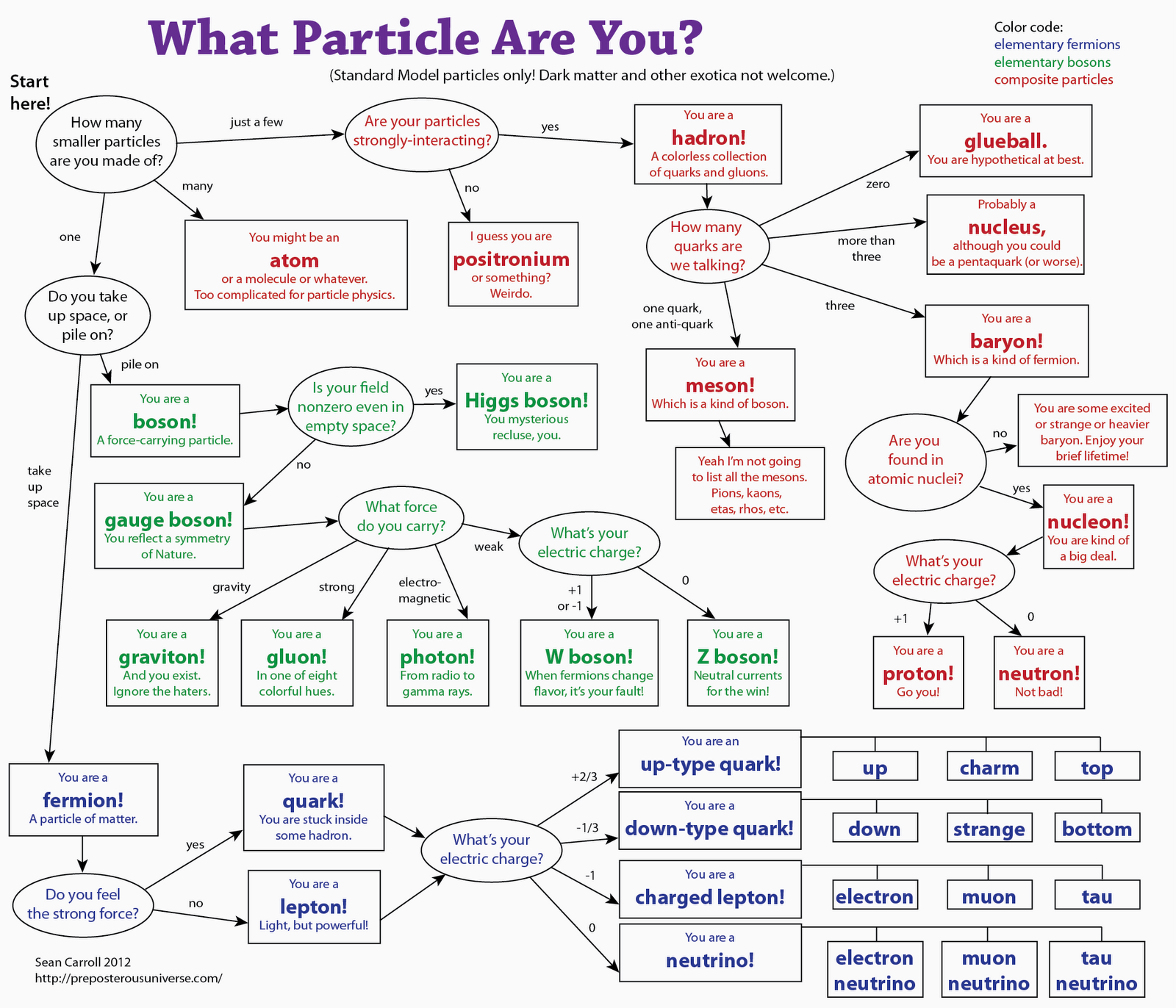 Quien es quien en el modelo estándar WhatParticle3