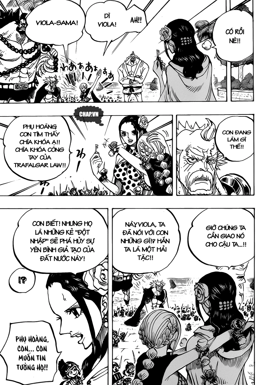 One Piece Chapter 750: Khơi màn cuộc chiến 008