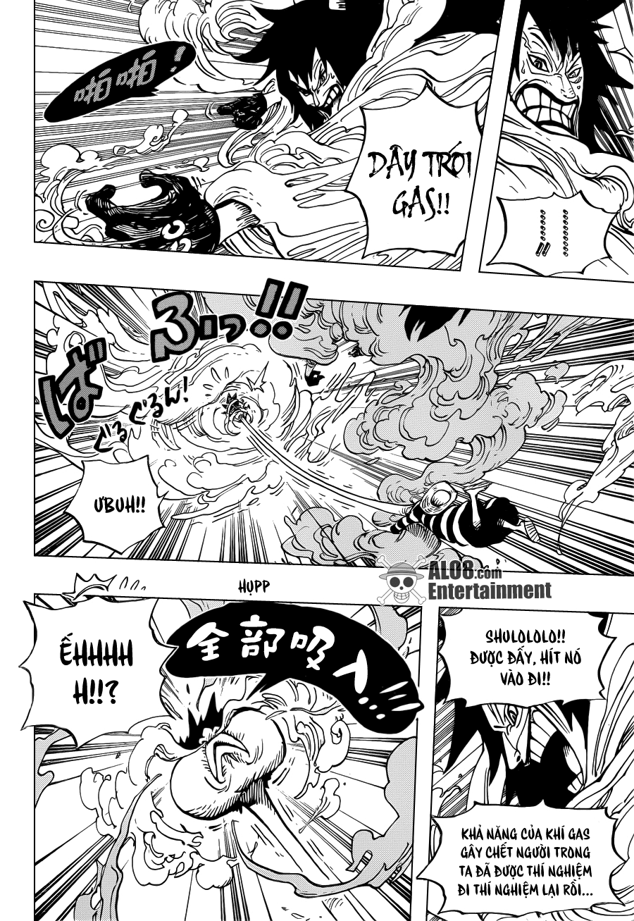 One Piece Chapter 671: Trái ác quỷ Gas Gas 008