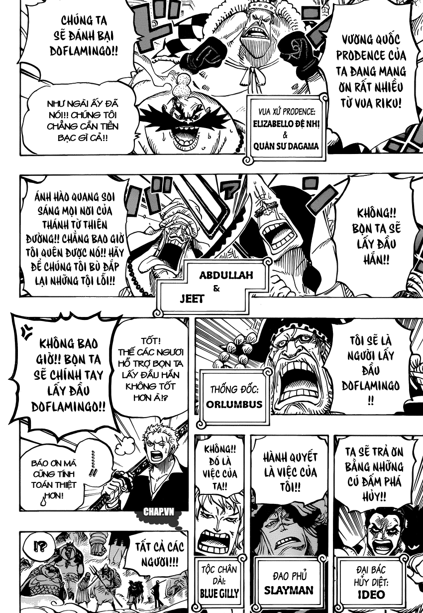 One Piece Chapter 748: Báo ơn 009