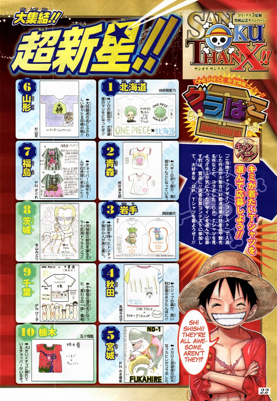 One Piece Chapter 741: Thần gió Usoland 022