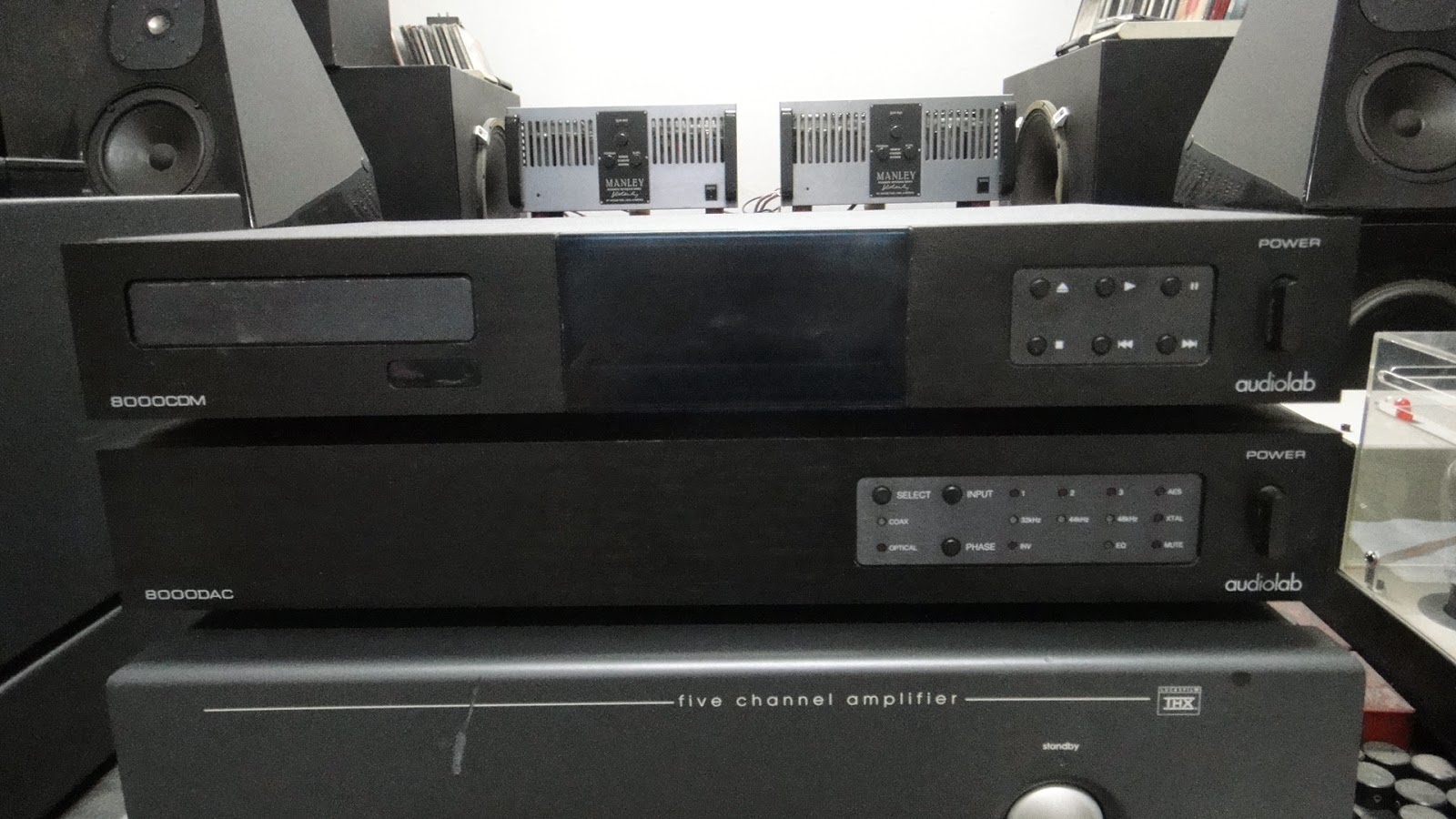 Audiolab 8000CDM cd transport & 8000DAC dac (Used)SOLD DSC04275