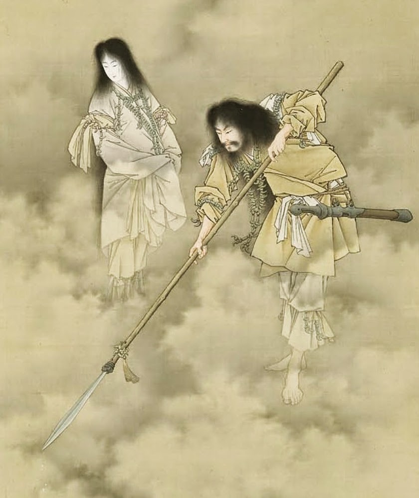 Izanagi e Izanami, los Adán y Eva japoneses Izanami-e-Izanagi