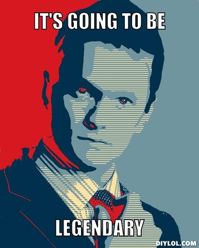 Staff feedback~~~~ End of October Barney-stinson-meme-generator-it-s-going-to-be-legendary-37796b