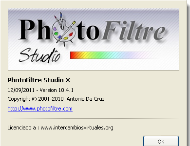 PhotoFiltre Studio X v10.4.1 Español 4