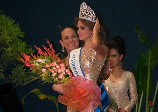 The winners of Miss Guatemala 2014 Univgu2