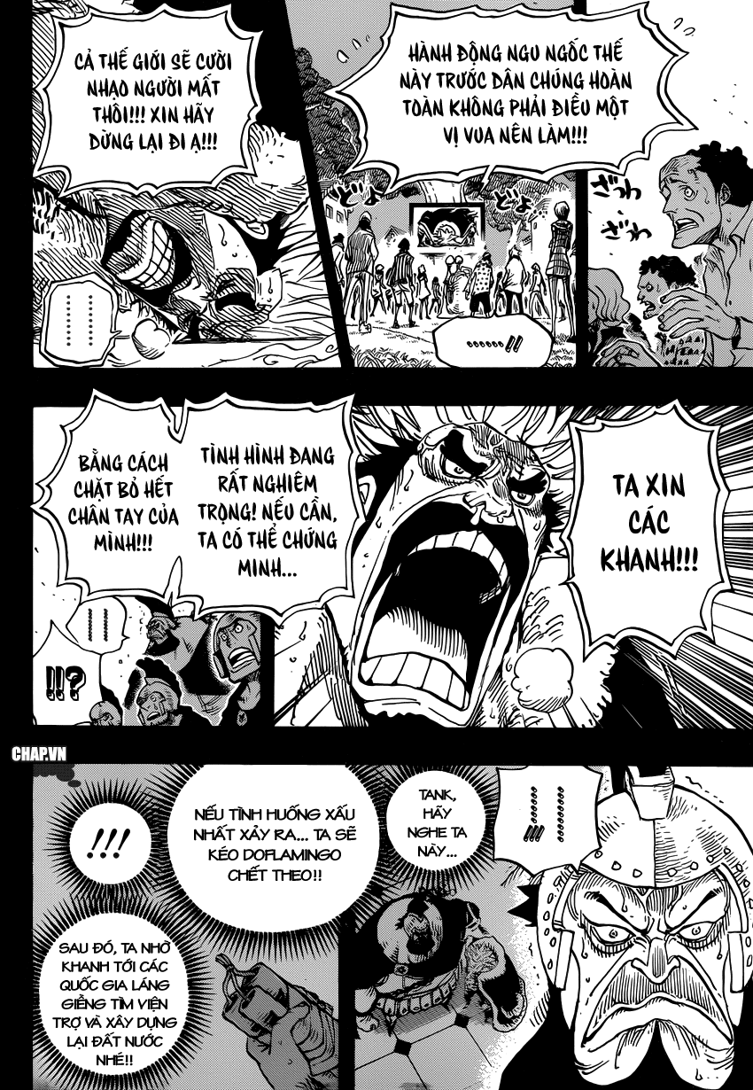 One Piece Chapter 727: "Anh hùng" mai phục 012