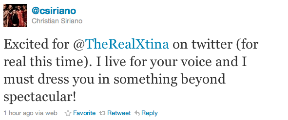 [Tweets] Famosos Twittean a @TheRealXtina + mensajes de Bienvenida Picture%2B5