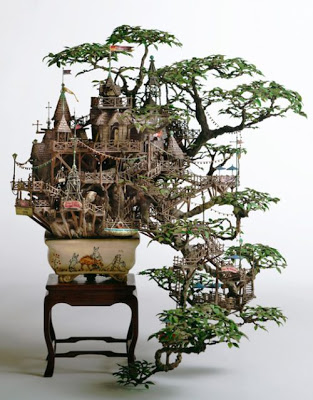 Casas bonsai por Takanori Aiba Bonsai-treehouse-16