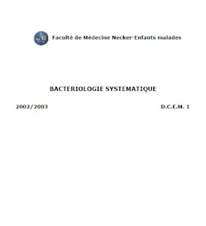 كتاب Bactériologie systématique  9