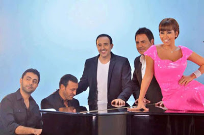  شيرين عبد الوهاب ترتدى فستان مصنوع من البلاستيك في برنامج the voice  Sherine-Ahmed-Abdel-Wahhab-The-Voice-0