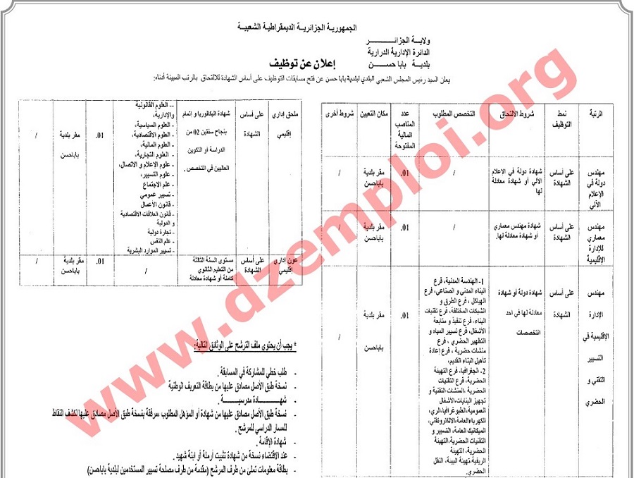 إعلان مسابقة توظيف في بلدية بابا حسن دائرة الدرارية ولاية الجزائر فيفري 2015 Alg%2B03