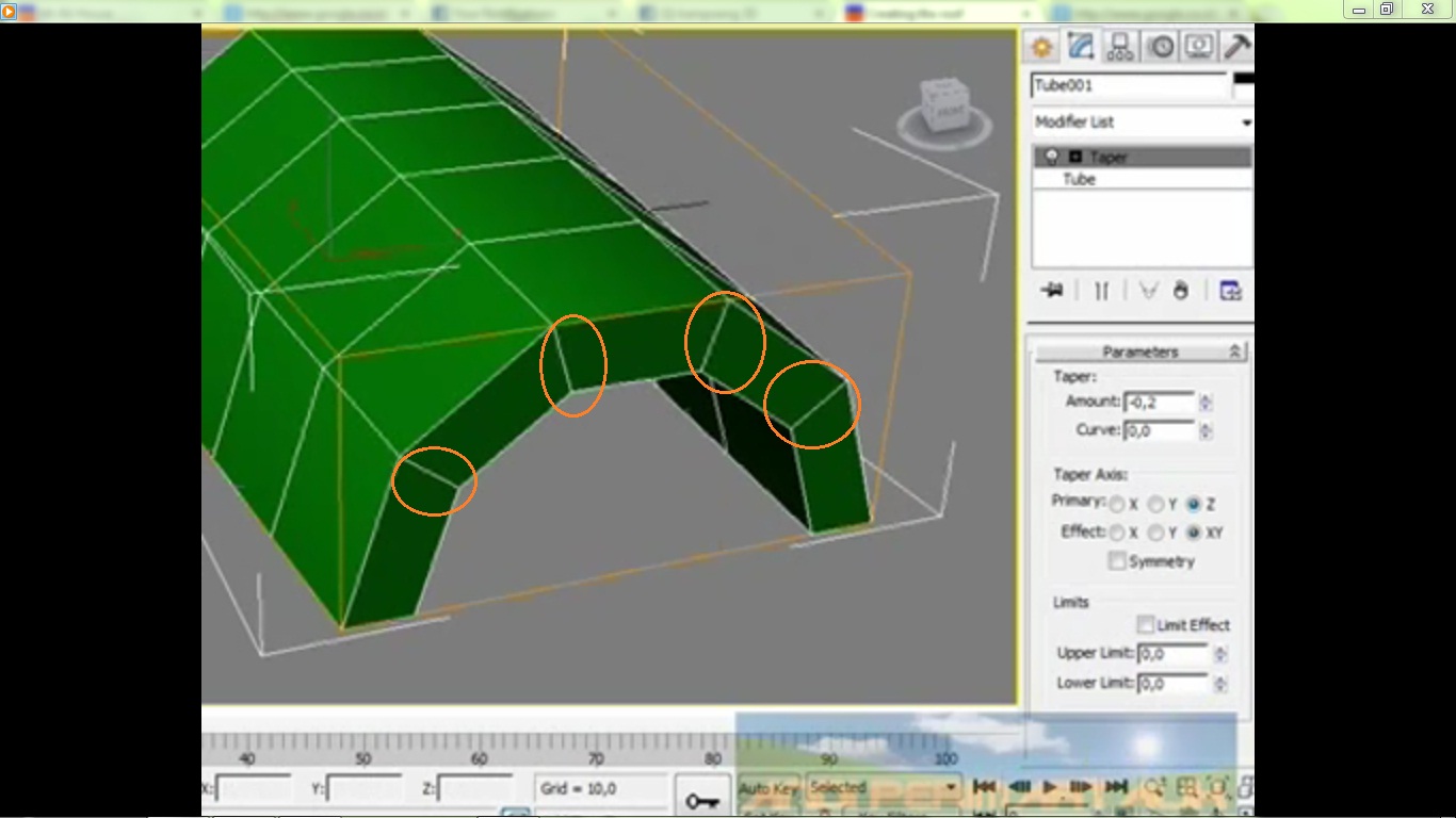 Creating the roof Roof01