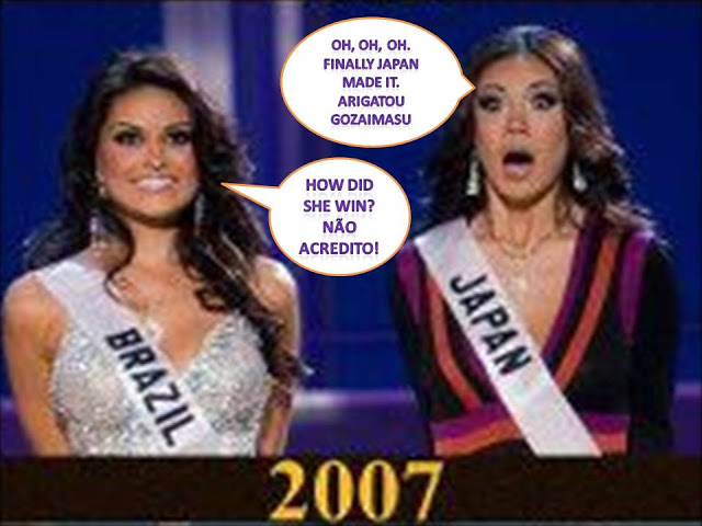 Crowning moment funny in Miss Universe 2007
