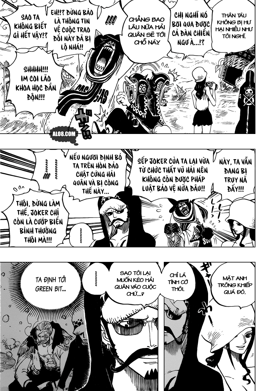 One Piece Chapter 710: Hướng tới Green Bit 014