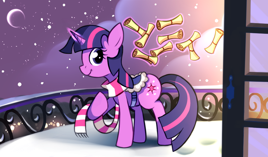 twilight sparkle fan art natalicia The_ninth_day_of_christmas_by_karzahnii-d4jw7ha