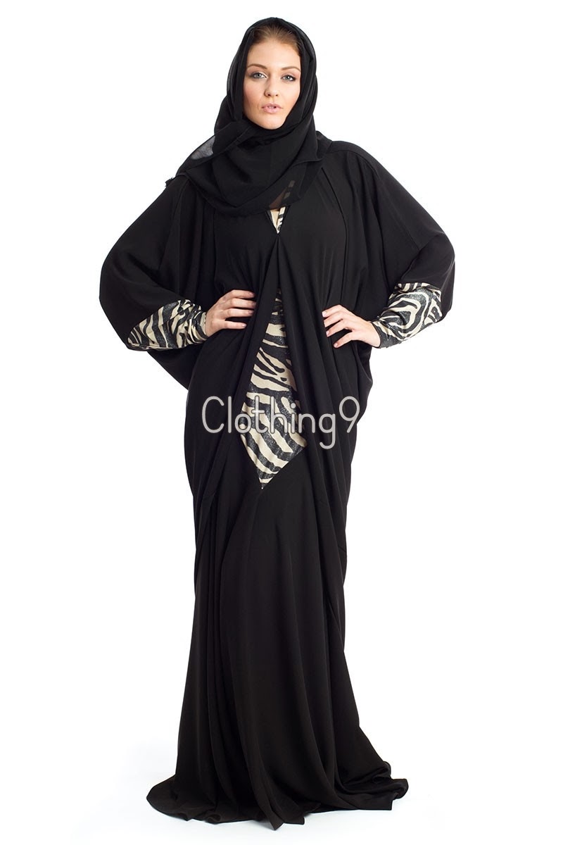 عبايات سوداء قمة الانوثة والاناقة والرشاقة والجمال للمحجبات Embroidered-abaya-designs-2014-dubai-36