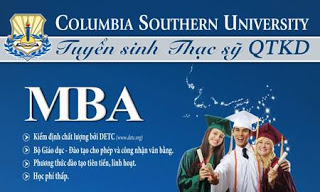 Trường Columbia Southern University trao học bổng khuyến học ngành Thạc sĩ QTKD Quốc tế hưởng ứng ngày khuyến học Việt Nam.  H1