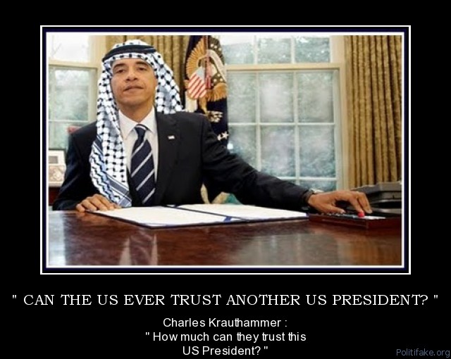 Bibi Blusters And Boehner Blunders Can-the-us-ever-trust-another-us-president-obama-us-constit-political-poster-1305908395