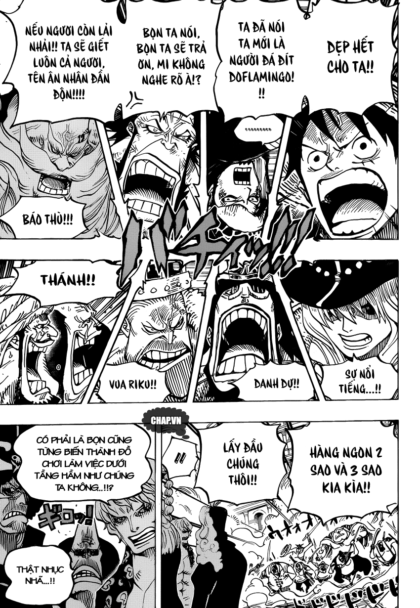 One Piece Chapter 748: Báo ơn 010