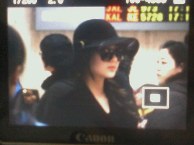 [PICS] SNSD @ Gimpo Airport arrival from Japan || 01.03.12  3seohyun