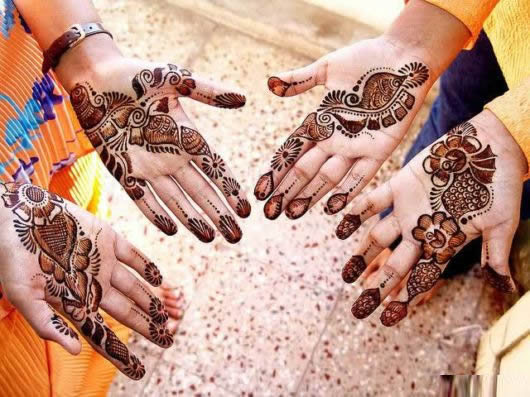 نقوش الحناء الهنديه -ثقافه  Charming_mehndi_designs_10