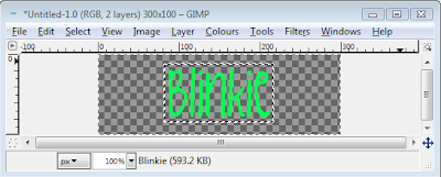 How To Make a Blinkie with GIMP Untitled