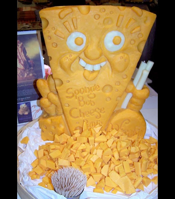 فن الرسم على قطعة الجبن Spongebob